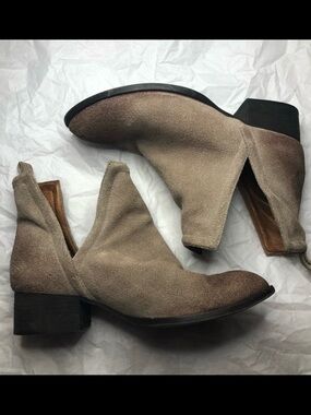 Jeffrey Campbell Muskrat Suede Cut Out Bootie